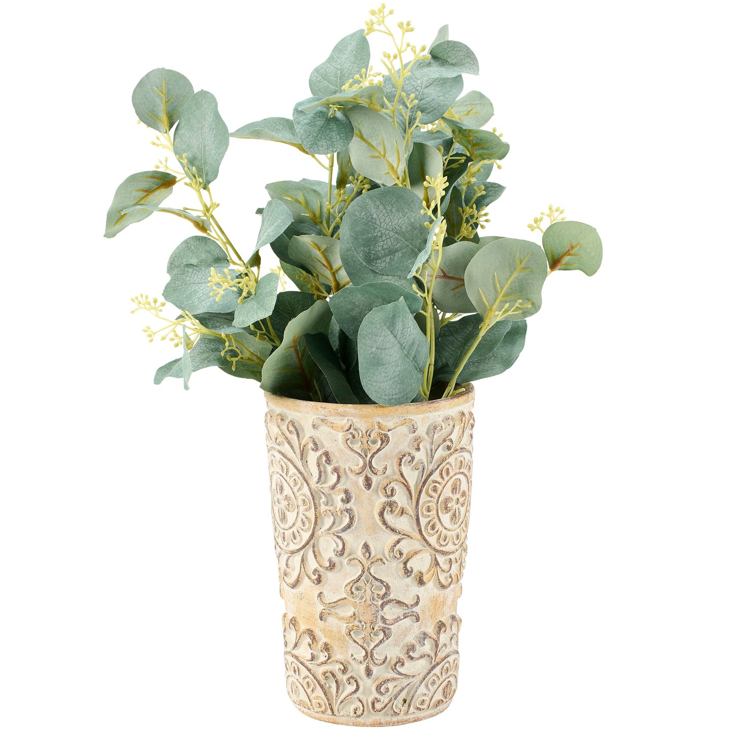 Large Nouveau Floral Planter