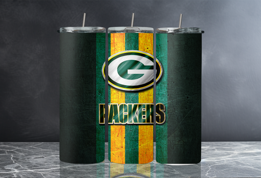 Green Bay Packers 20 oz Skinny Tumbler