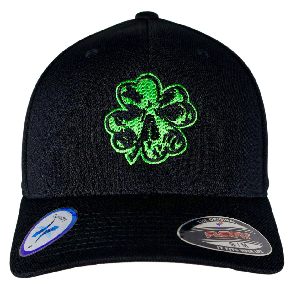CLOSEOUT Flexfit "Never Fade" Green Center Clover