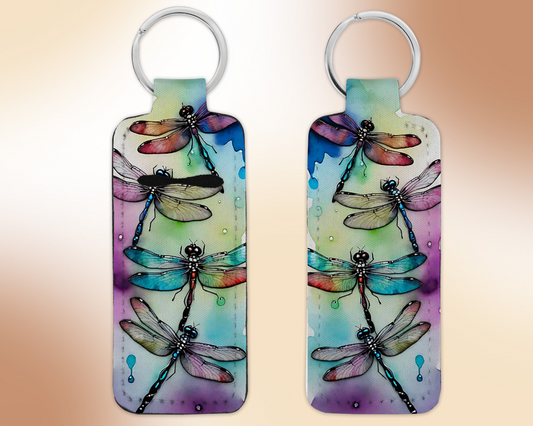 Dragonfly Chapstick / Lip Balm Keychain (2)