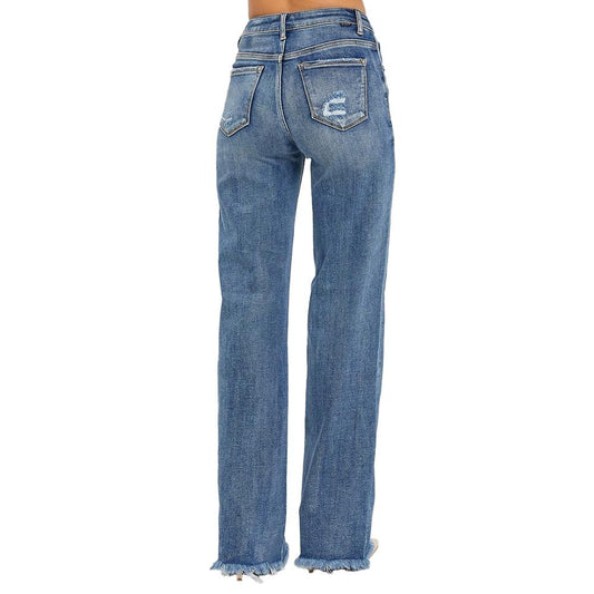 Risen Jeans Women's Dark High Rise Jeans - RDP5471
