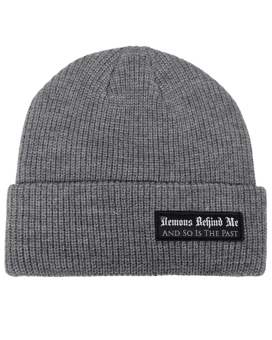 Large Woven Patch Premium Beanie (2 Colors)
