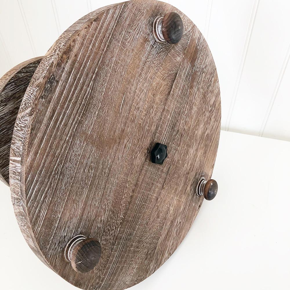 Foundations Decor Tiered Tray – Antique Finish Round 15"