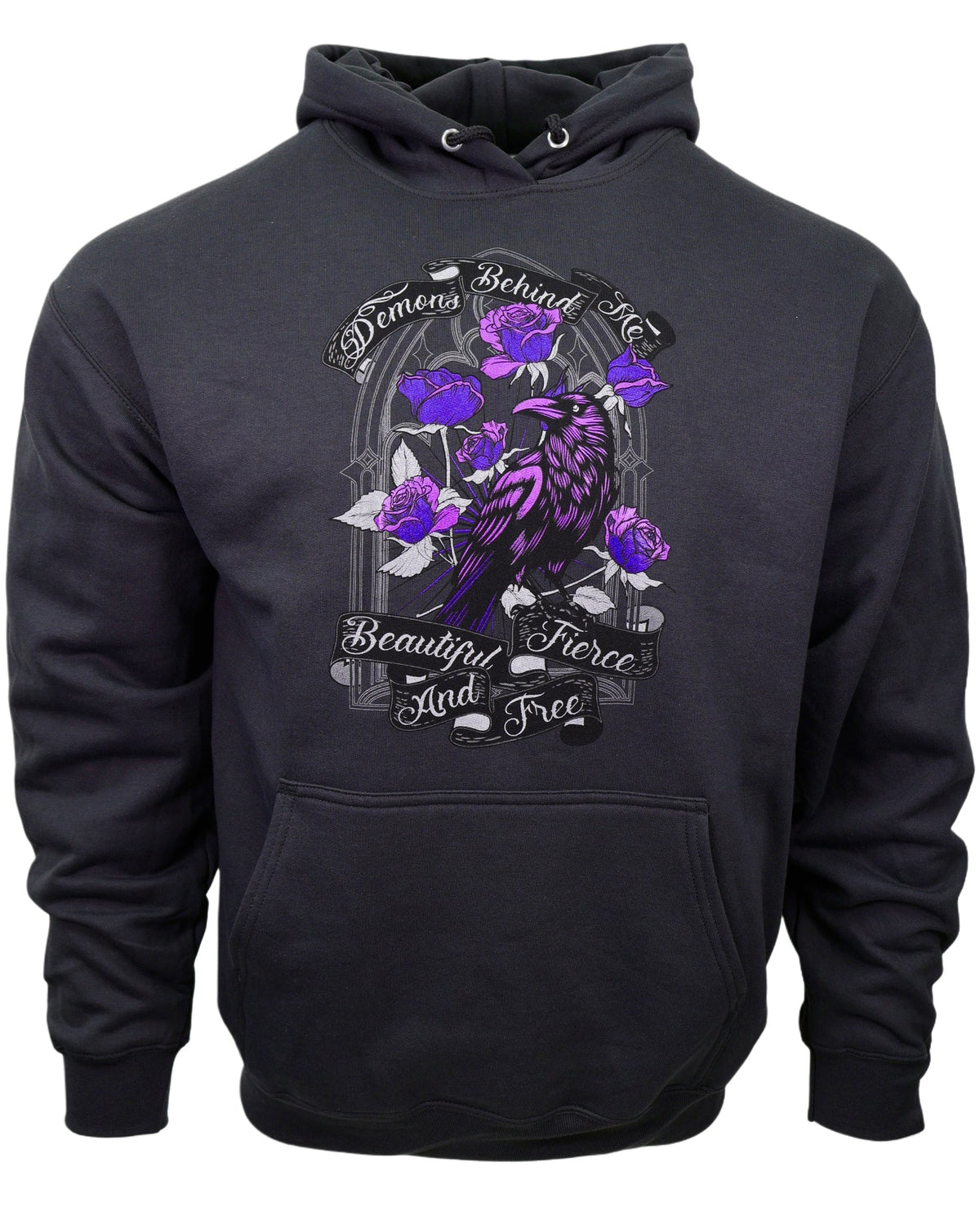Women's "Raven" Cool Grey Unisex Hoodie