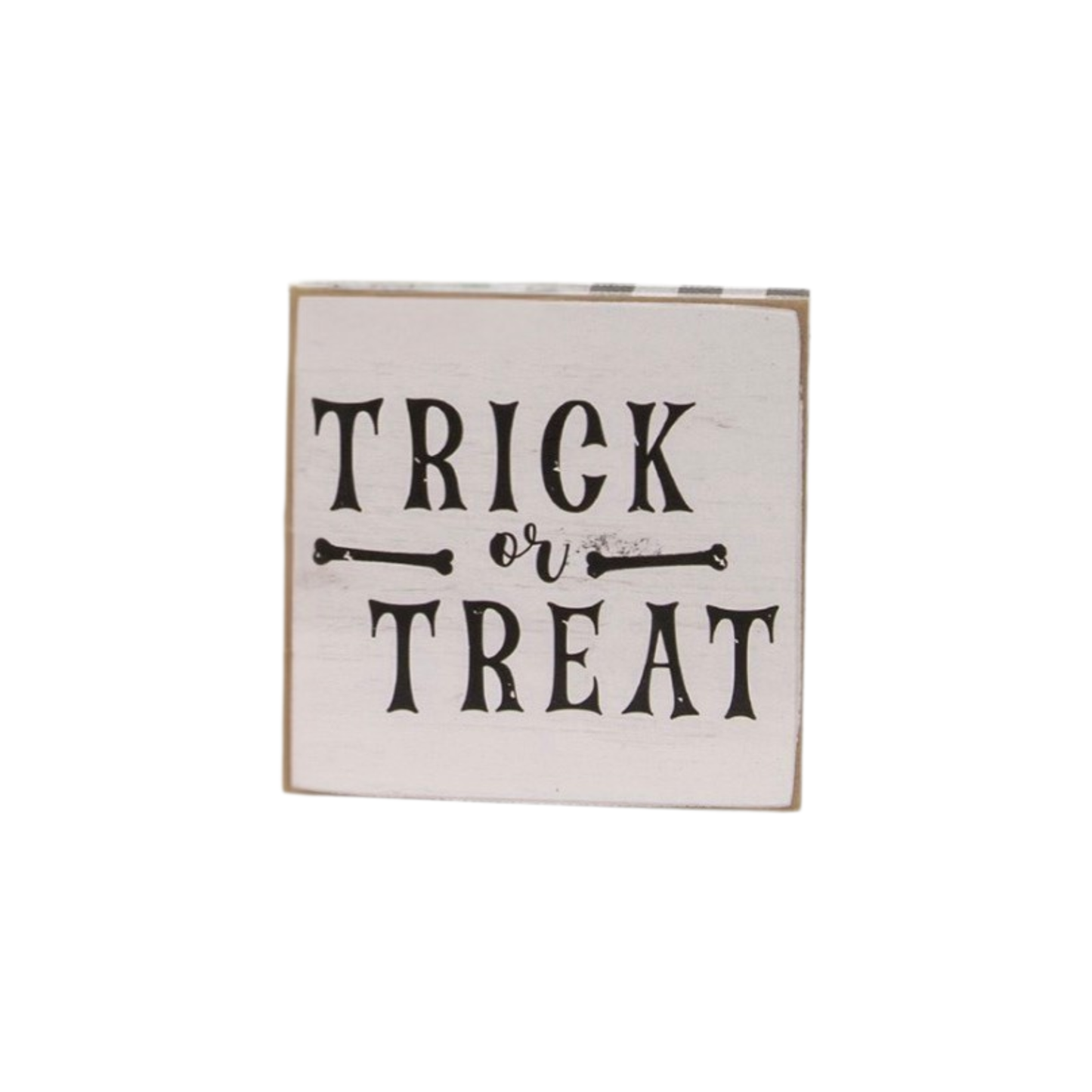 Fright This Way Square Block – Trick or Treat
