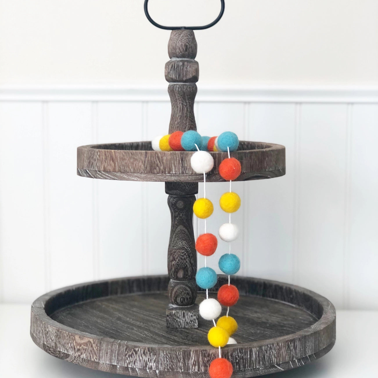 Felt Balls Garland – Summer Bright Colors