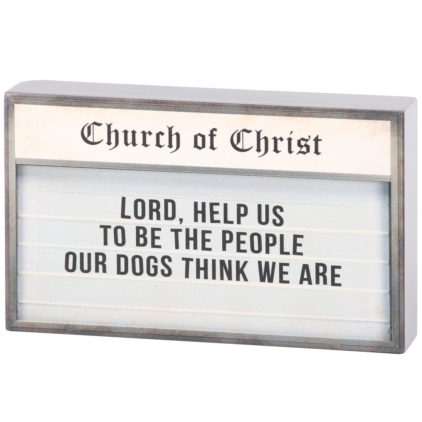 Lord, Help Us Block Sign