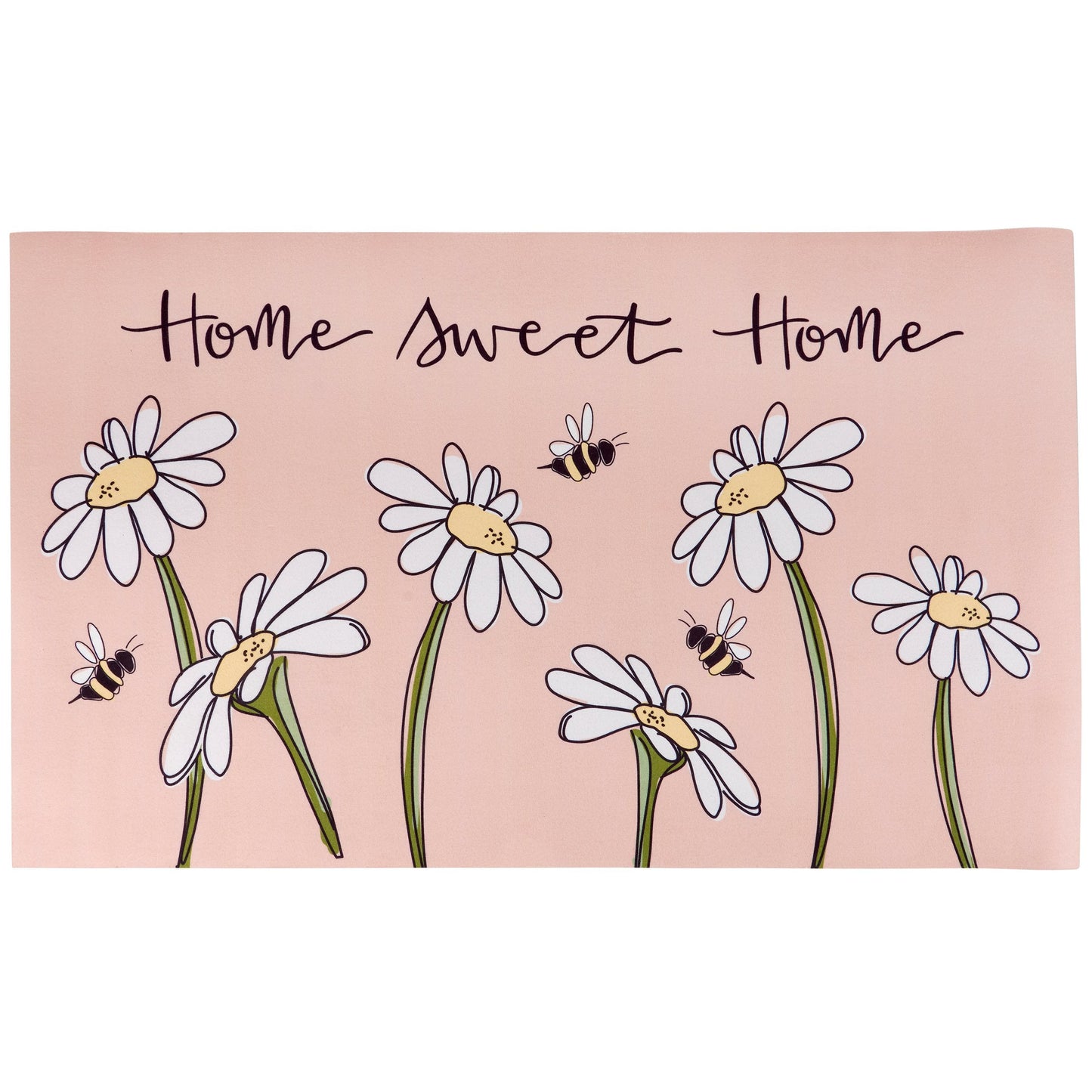 Daisy “Home Sweet Home” Indoor/Outdoor Rug – 34" x 20"