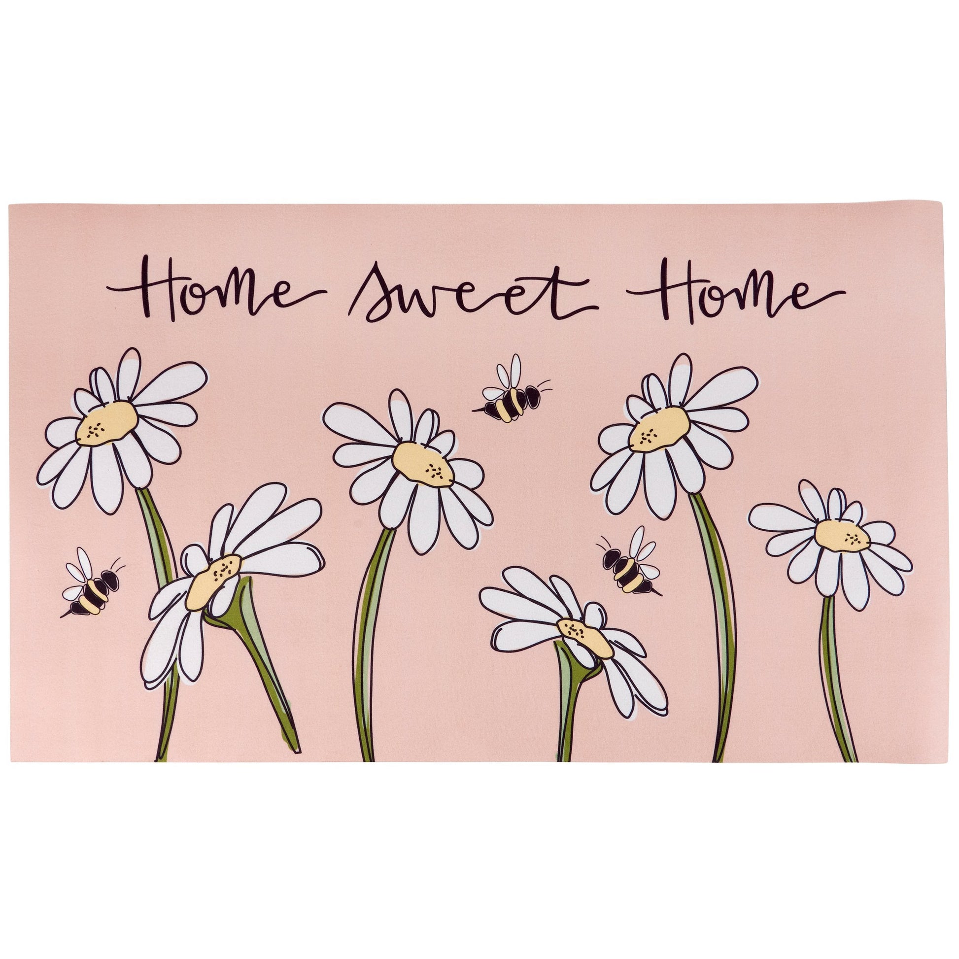 Daisy “Home Sweet Home” Indoor/Outdoor Rug – 34" x 20"