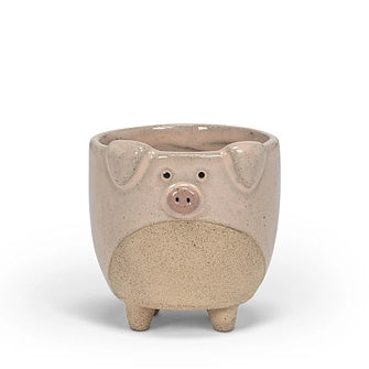 Small Pig on Legs Planter