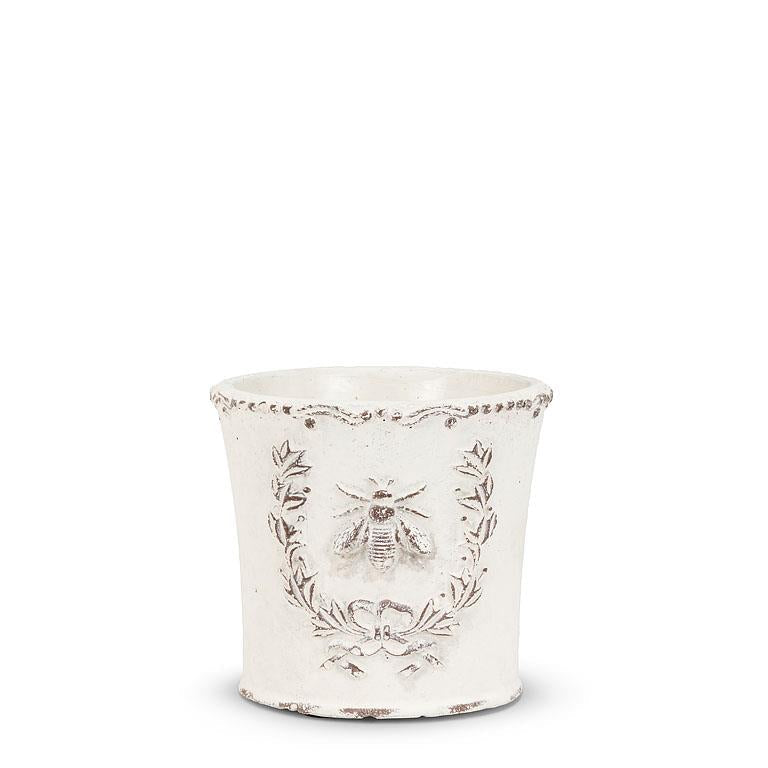 Embossed Bee Crest Planter