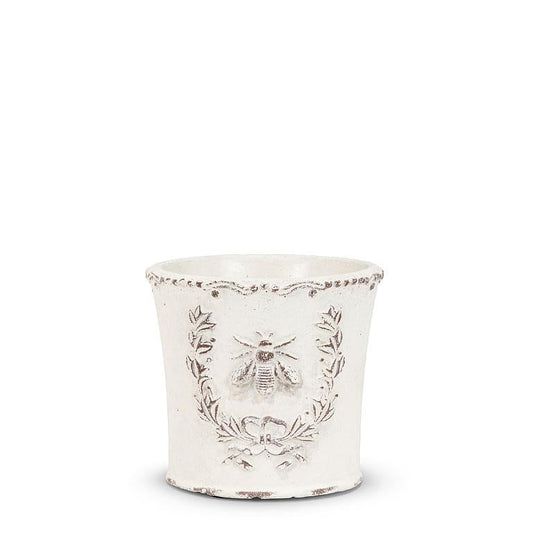 Embossed Bee Crest Planter