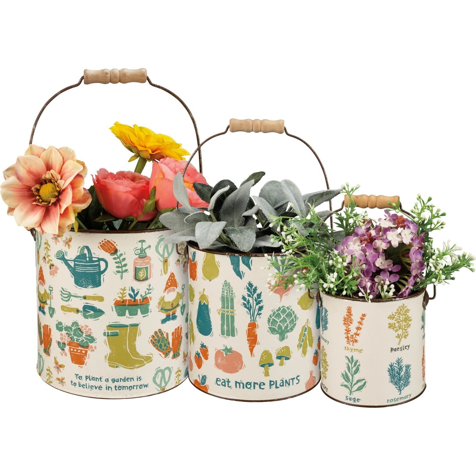 Garden Metal Bucket - Large