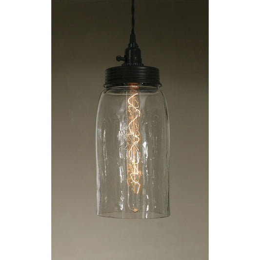 Big Mason Jar Pendant Lamp