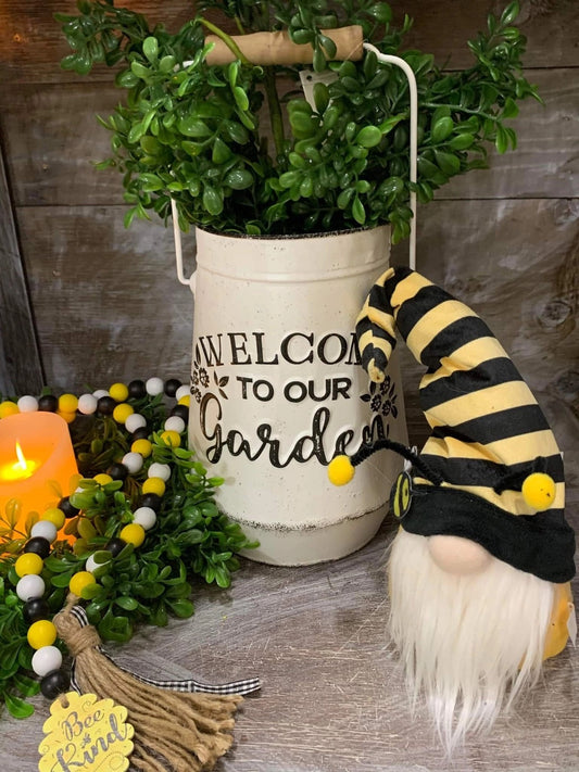 Welcome to Our Garden Decorative Jug