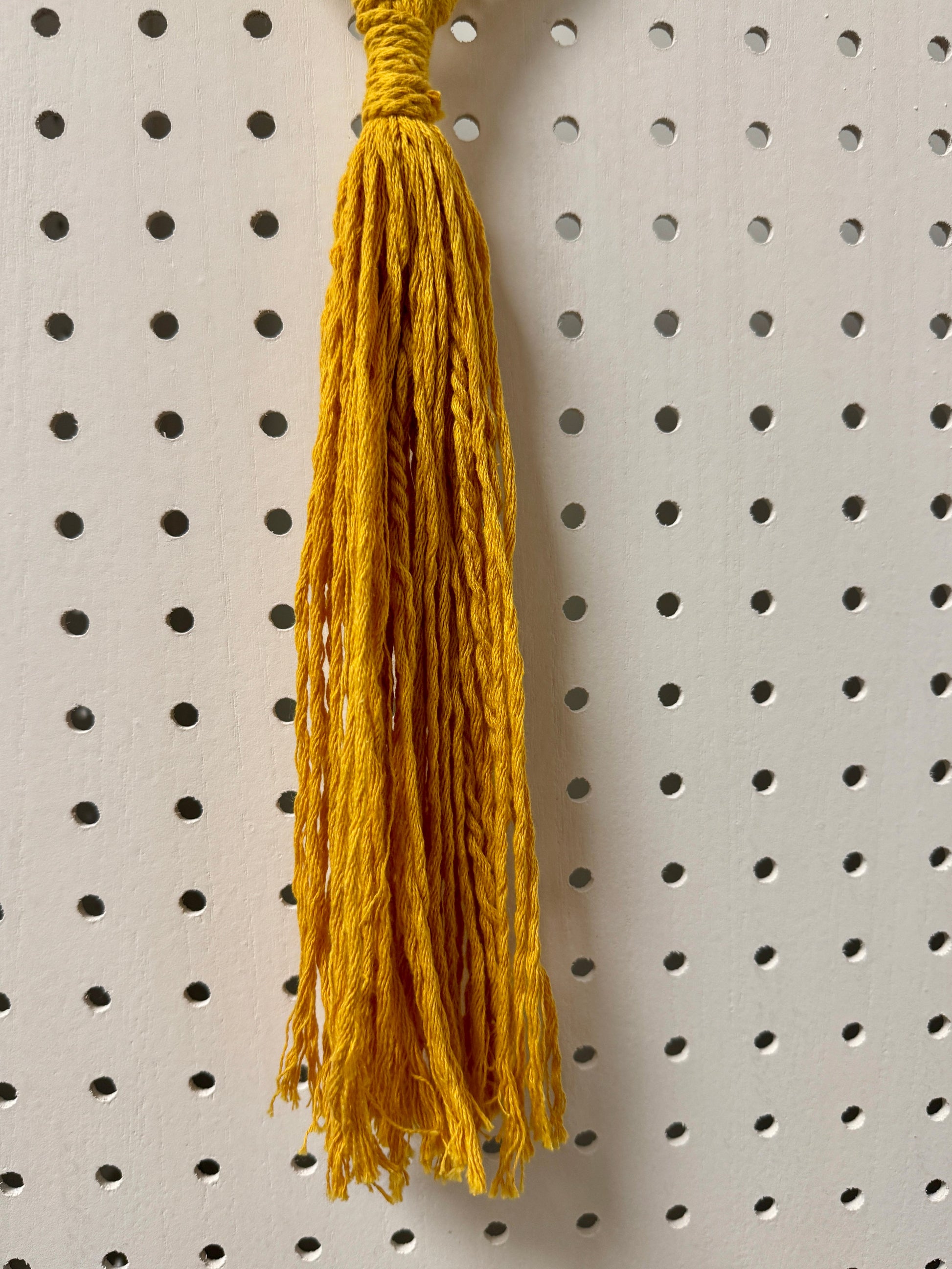 Handmade Macramé Heart Wall Hanging