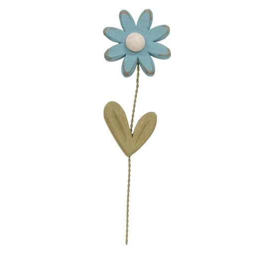 Distressed Wood Daisy Magnet – Assorted