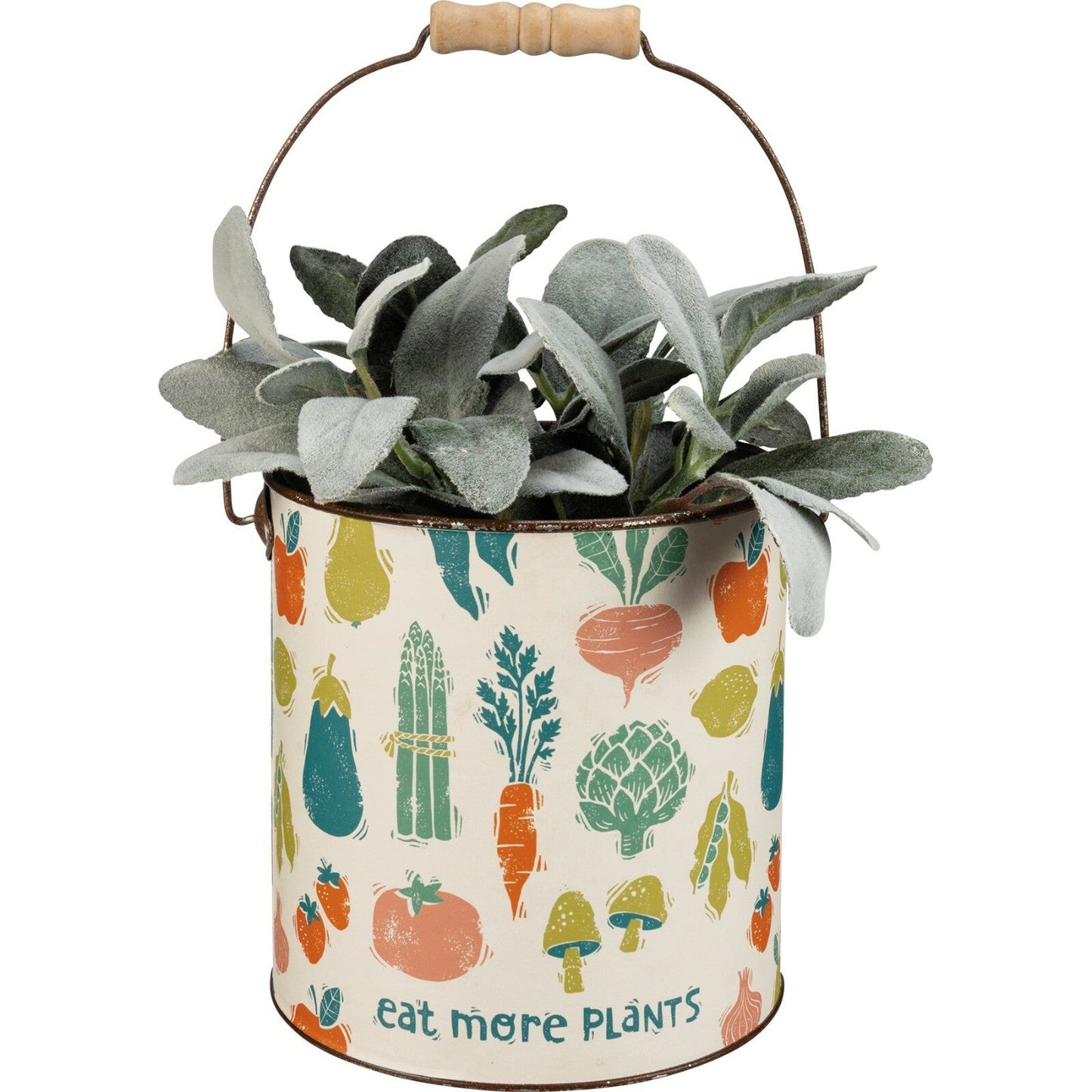 Garden Metal Bucket - Medium