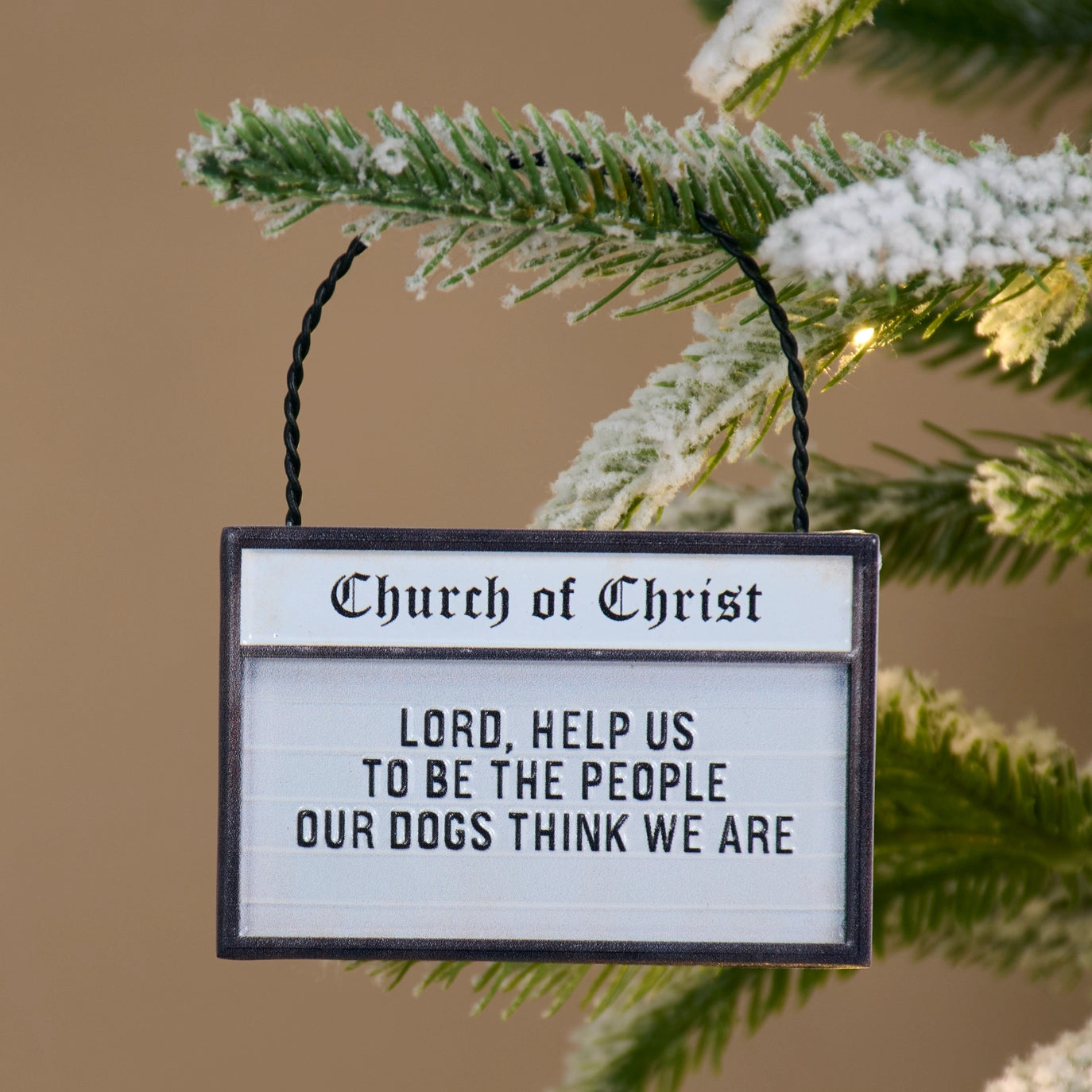 Lord Help Us Ornament