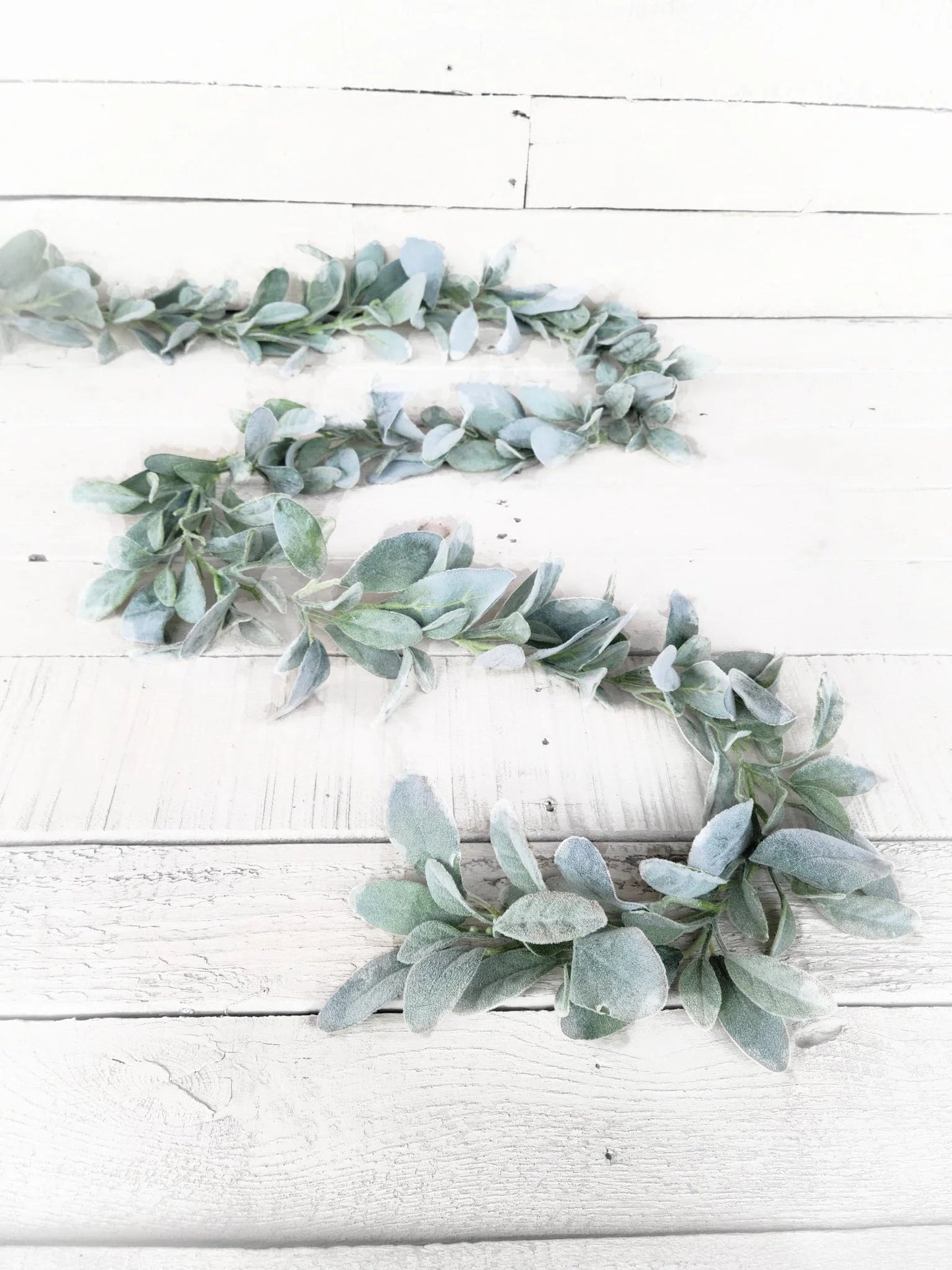 Lambs Ear Greenery Garland – Modern Farmhouse Decor