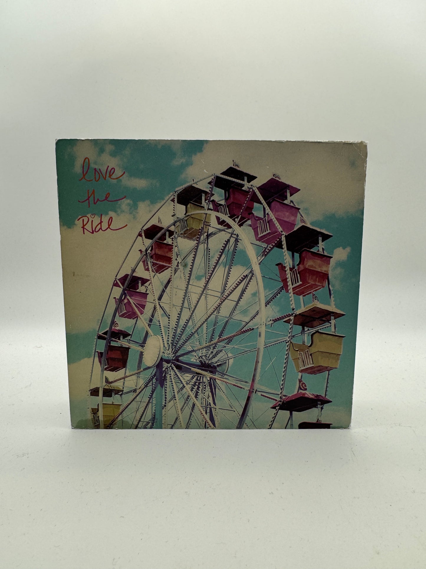 Love the Ride Ferris Wheel Inset Box Wall Art