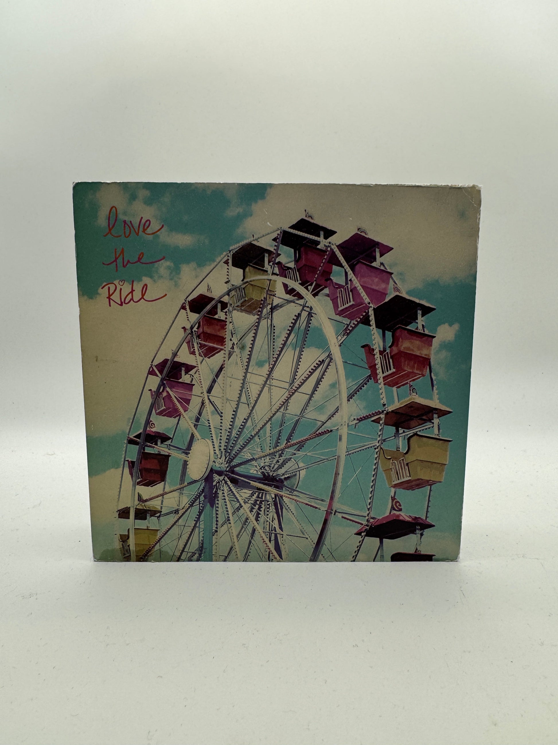 Love the Ride Ferris Wheel Inset Box Wall Art