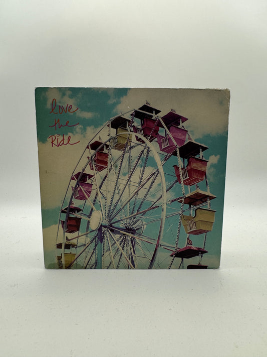 Love the Ride Ferris Wheel Inset Box Wall Art