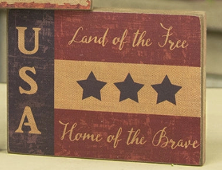 Land of the Free Block - USA