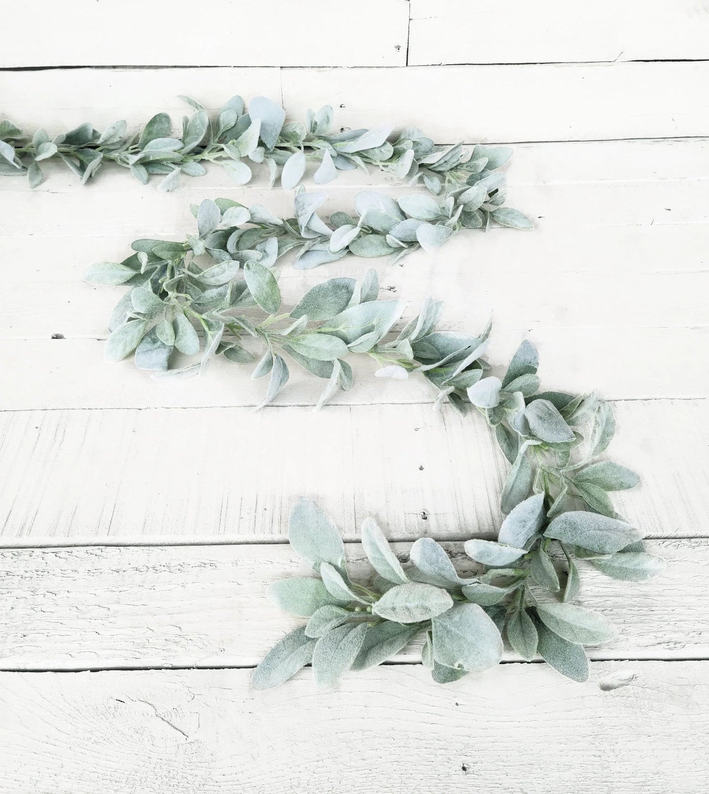 Lambs Ear Greenery Garland – Modern Farmhouse Decor