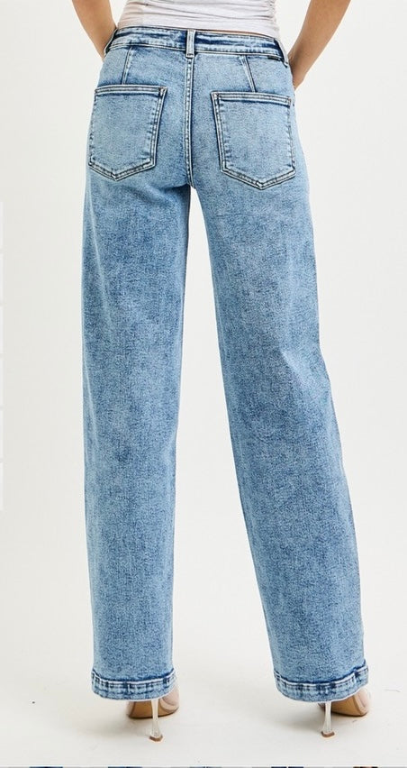 Risen Relaxed Jeans with Patch Pockets 11/30 – Style PW21486