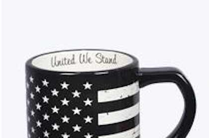 Thin Blue Line Patriotic Ceramic Mug