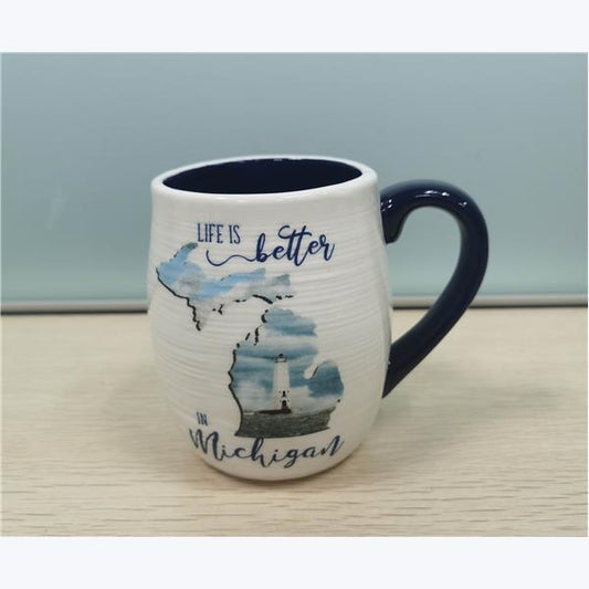 Life is Better in Michigan Ceramic Mug