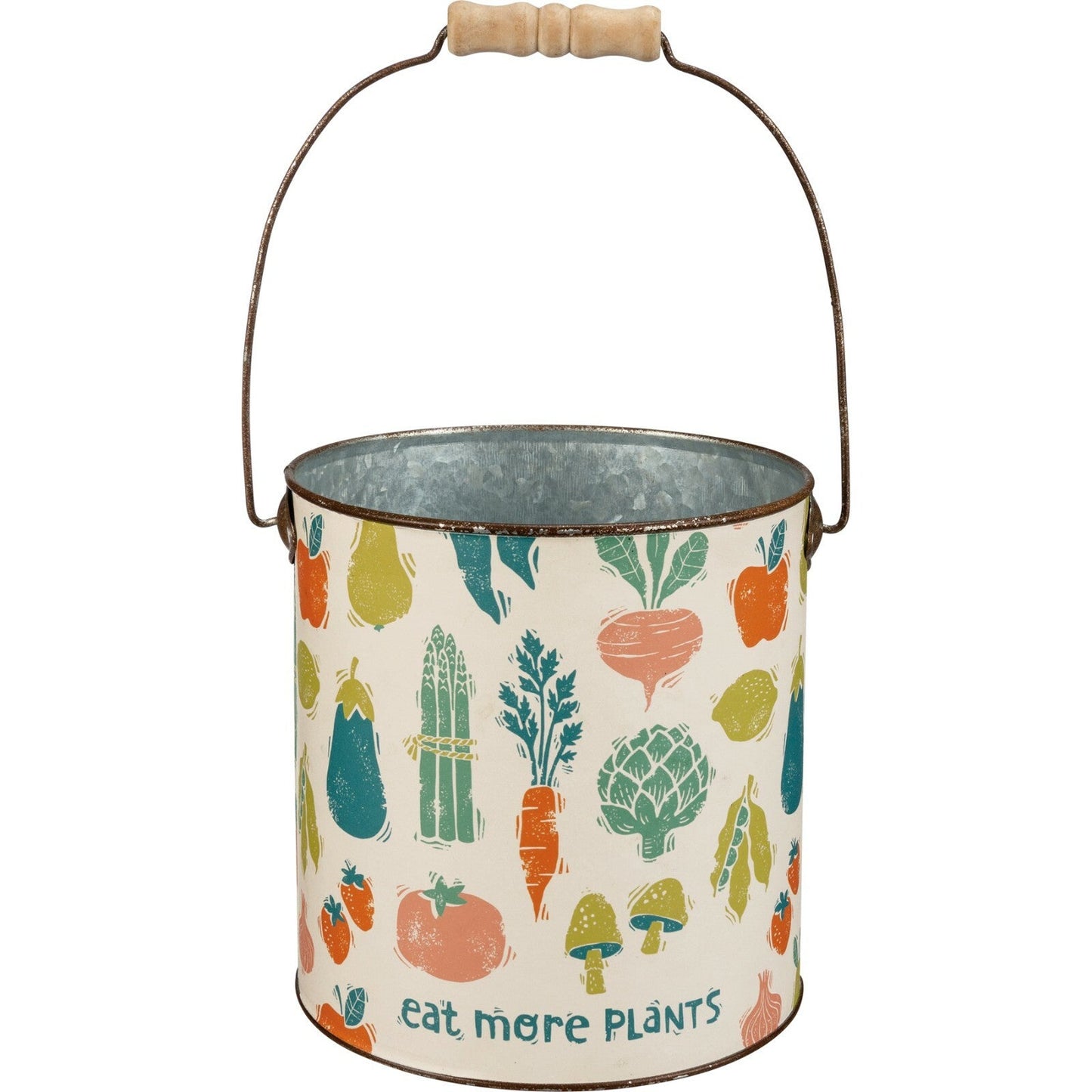 Garden Metal Bucket - Medium