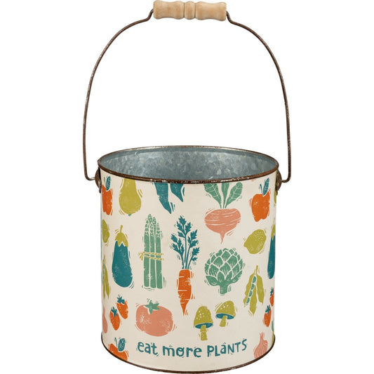 Garden Metal Bucket - Medium