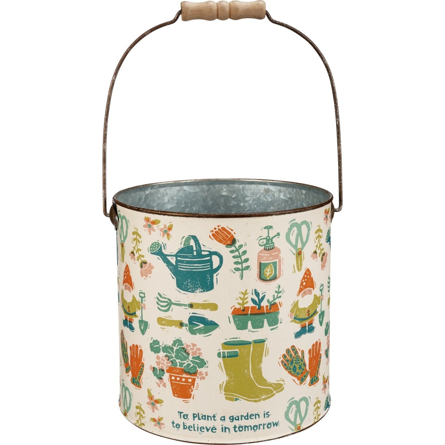 Garden Metal Bucket - Large