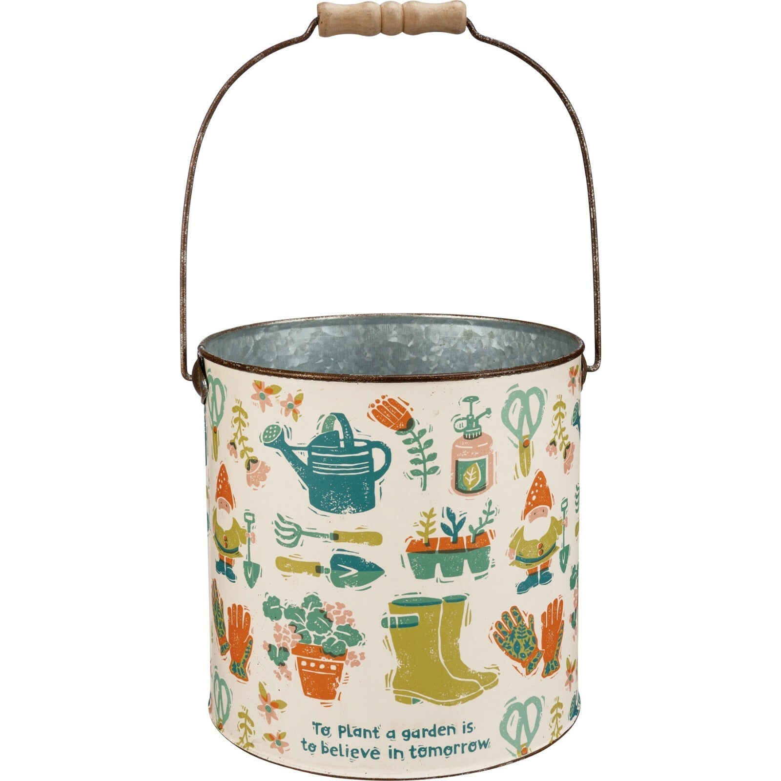 Garden Metal Bucket - Large