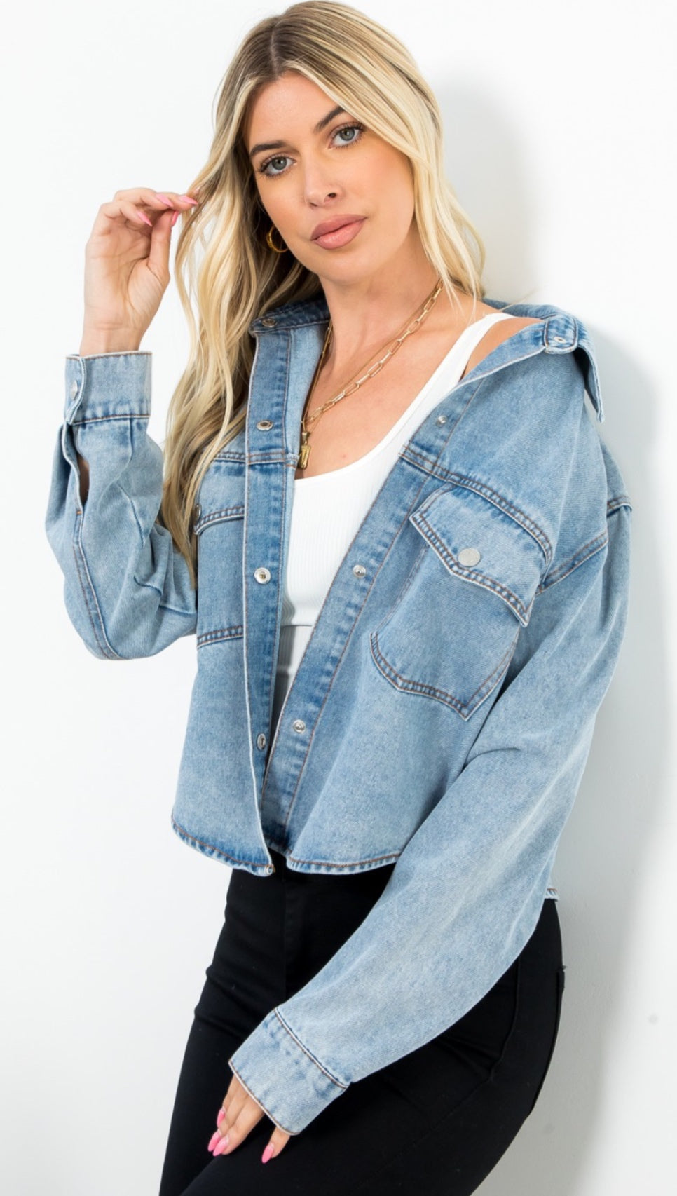 26 international Jean jacket - Extra large - Black
