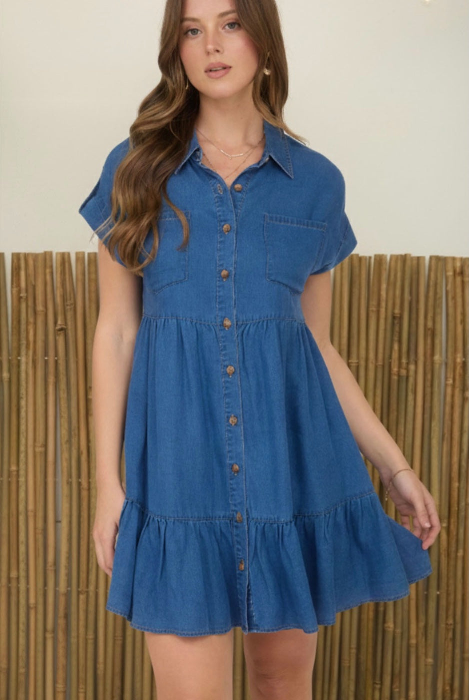 Blue pepper Dress - Large - Blue