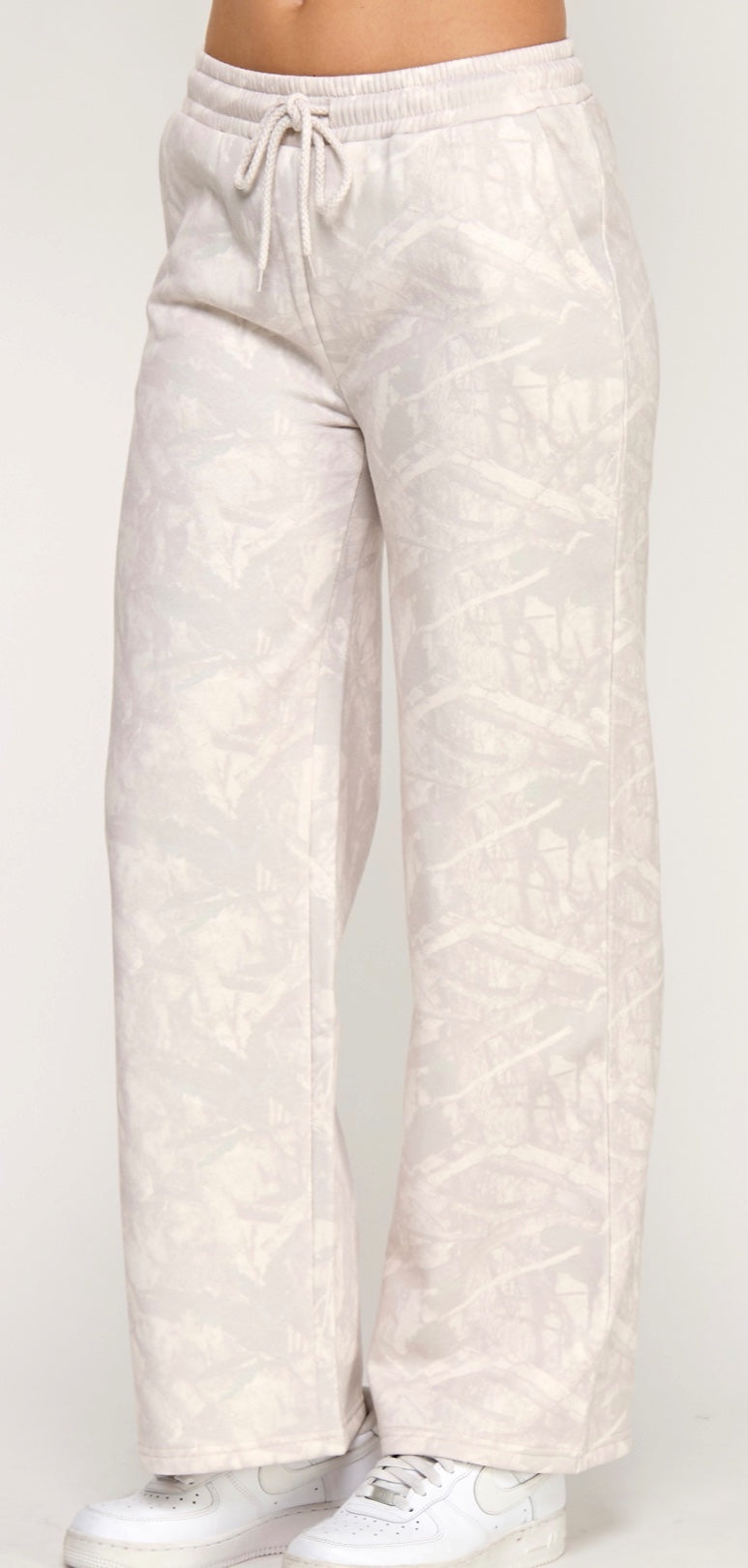 Reflex Joggers - Large - Beige / Cream Camo