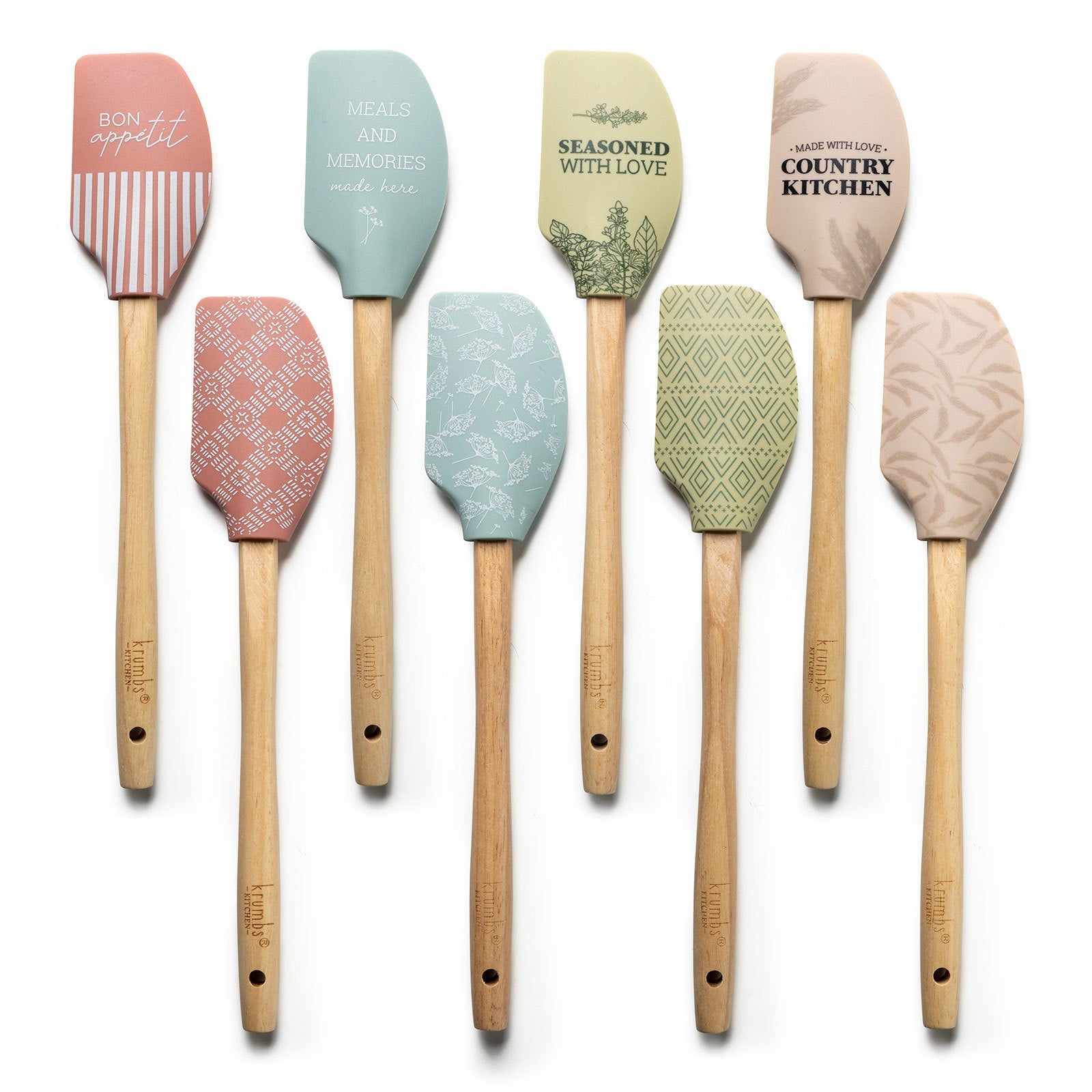 Krumbs Kitchen® Farmhouse Silicone Spatula Barley