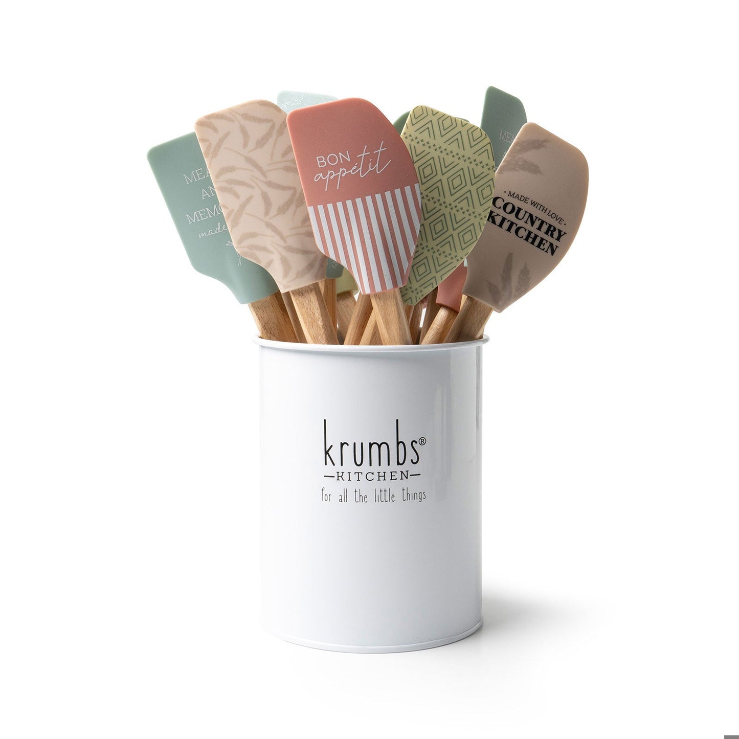 Krumbs Kitchen® Farmhouse Silicone Spatula Barley