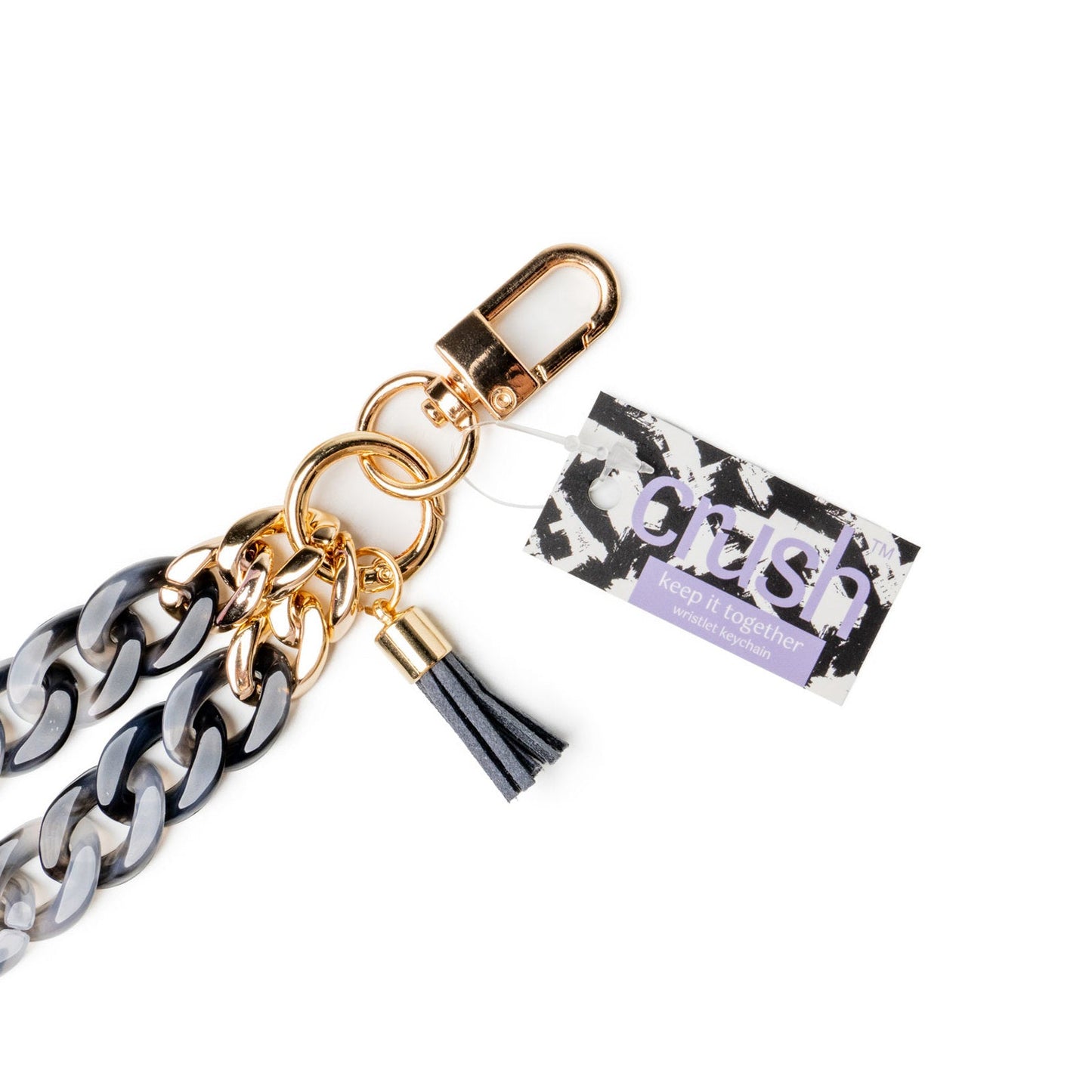 Crush™ Keep It Together Wristlet Keychain - Black