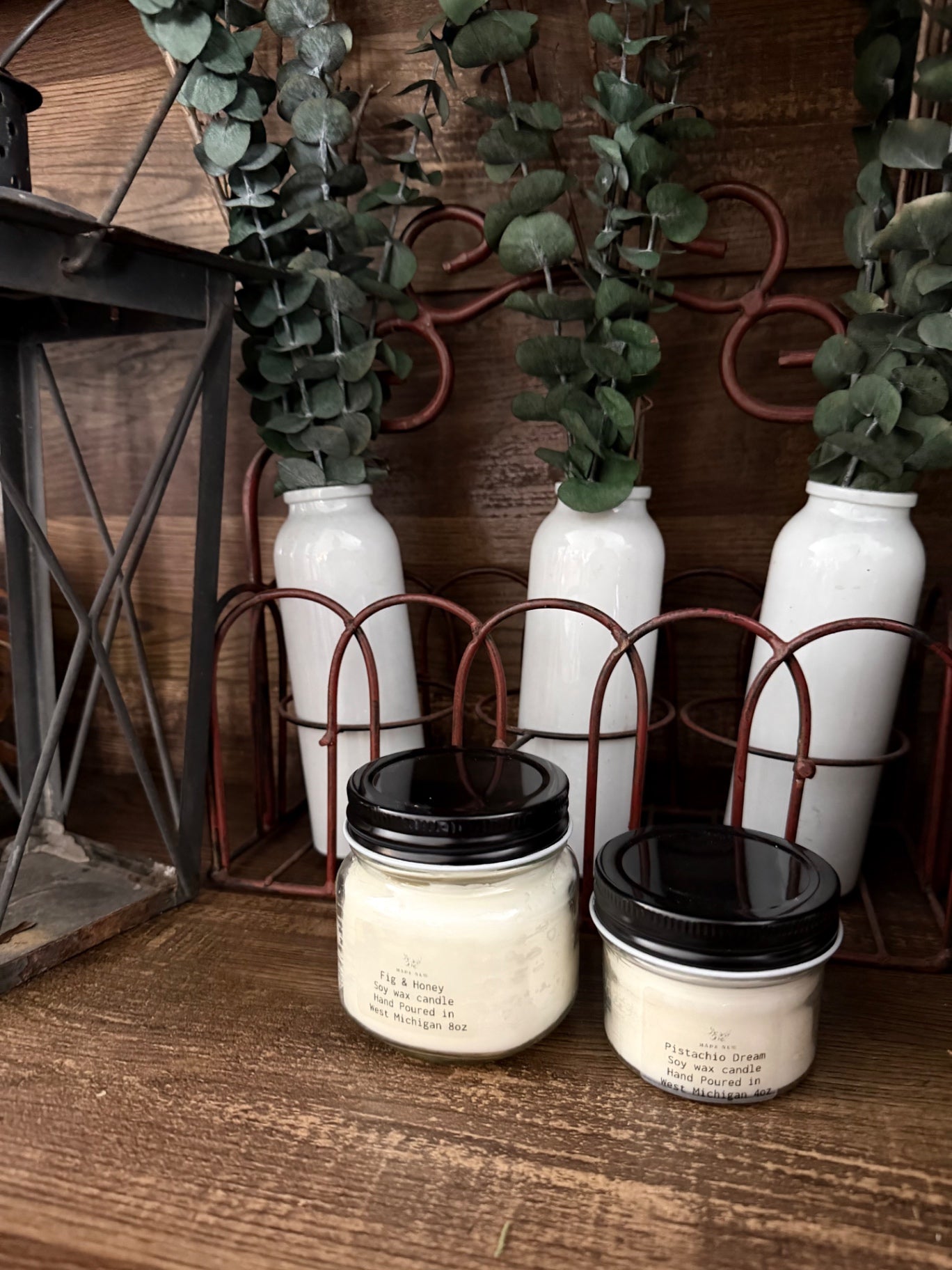 Made New Soy wax candle - Valcano Island 8oz 