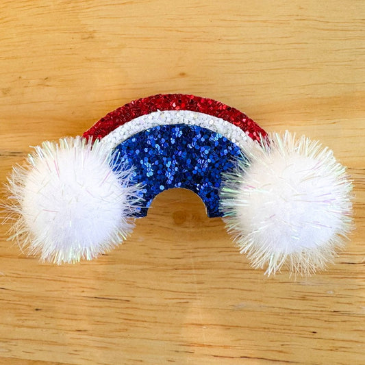 Patriotic Rainbow Clip (00L0ED)