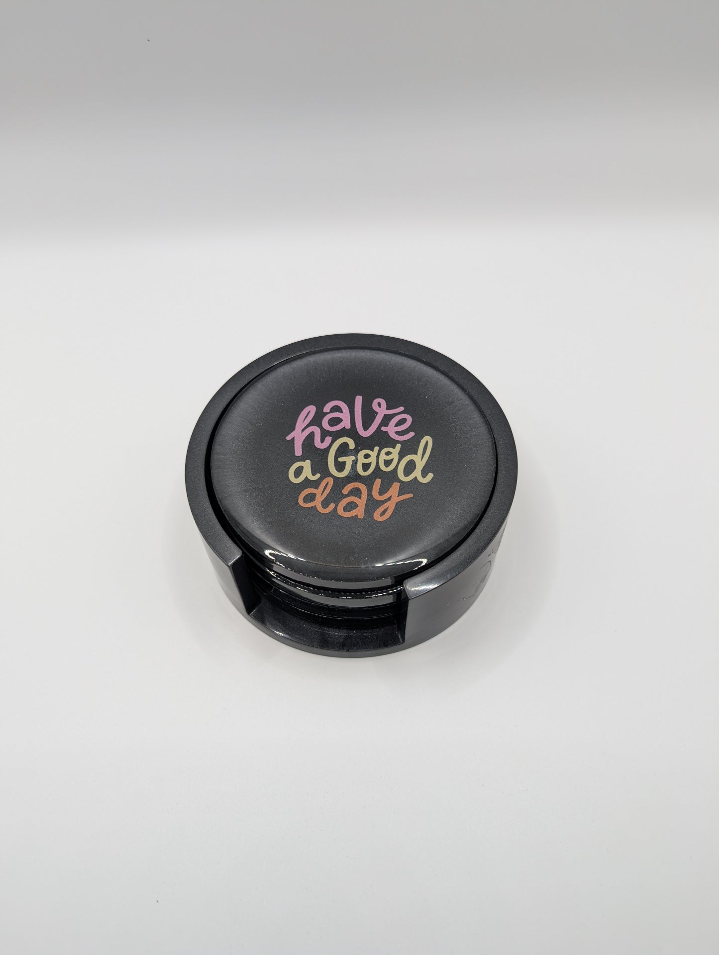 Coasters - 4" - Black