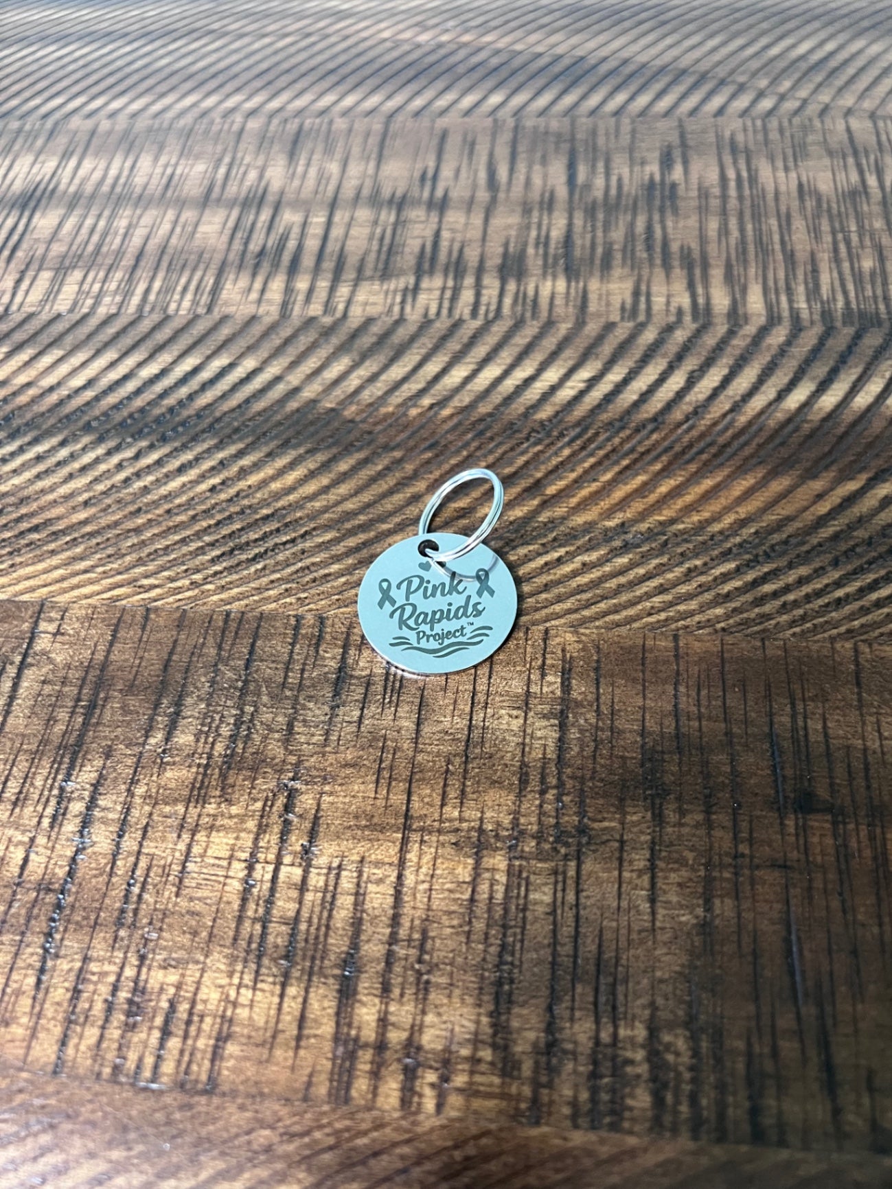 Pink Rapids Project Key Chain 