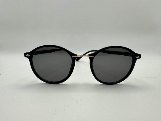 Fashion Sunglasses - Flat Black - 100% UV