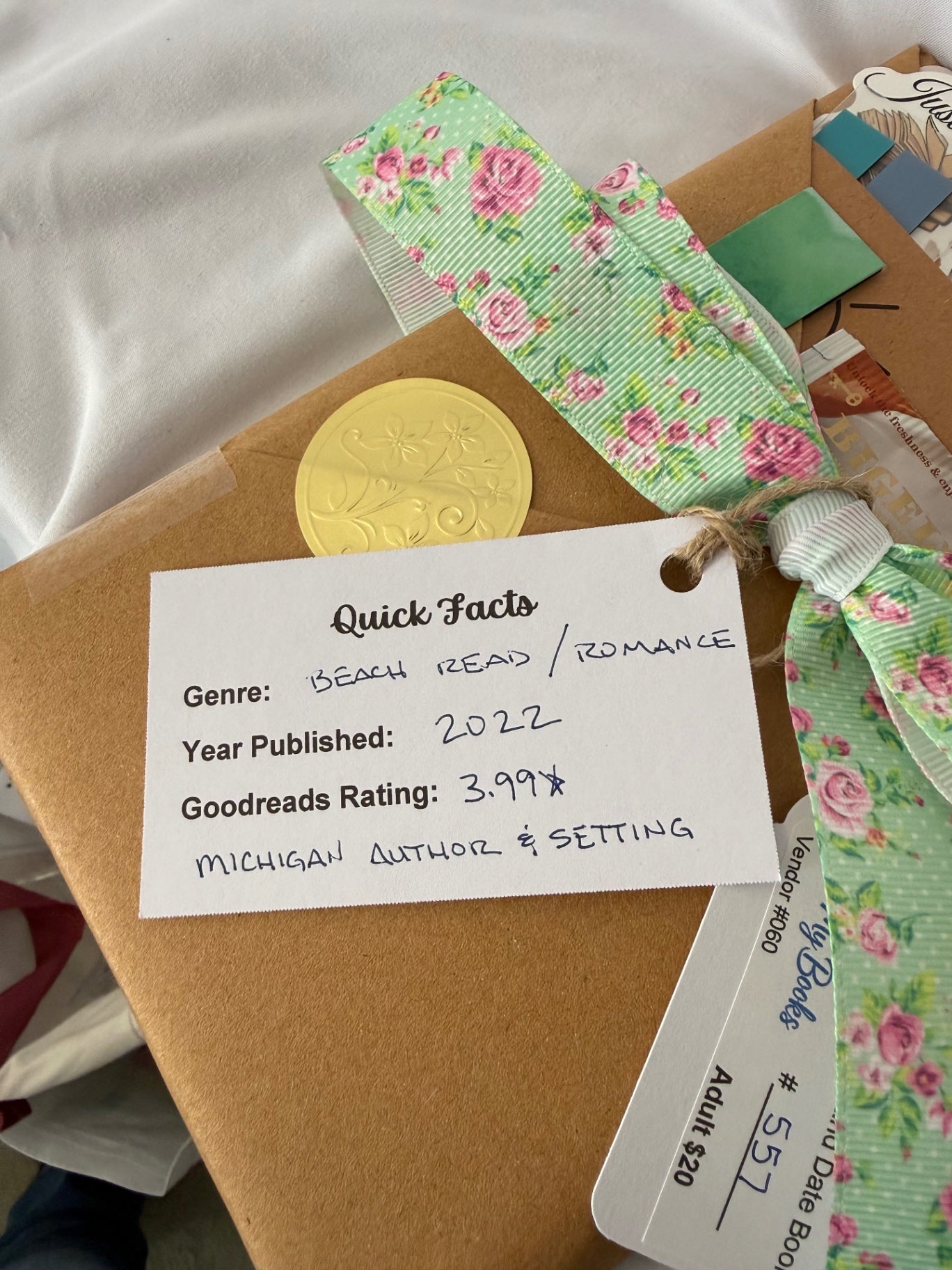 Date My Books Blind Date Book - Women's Fiction - 557