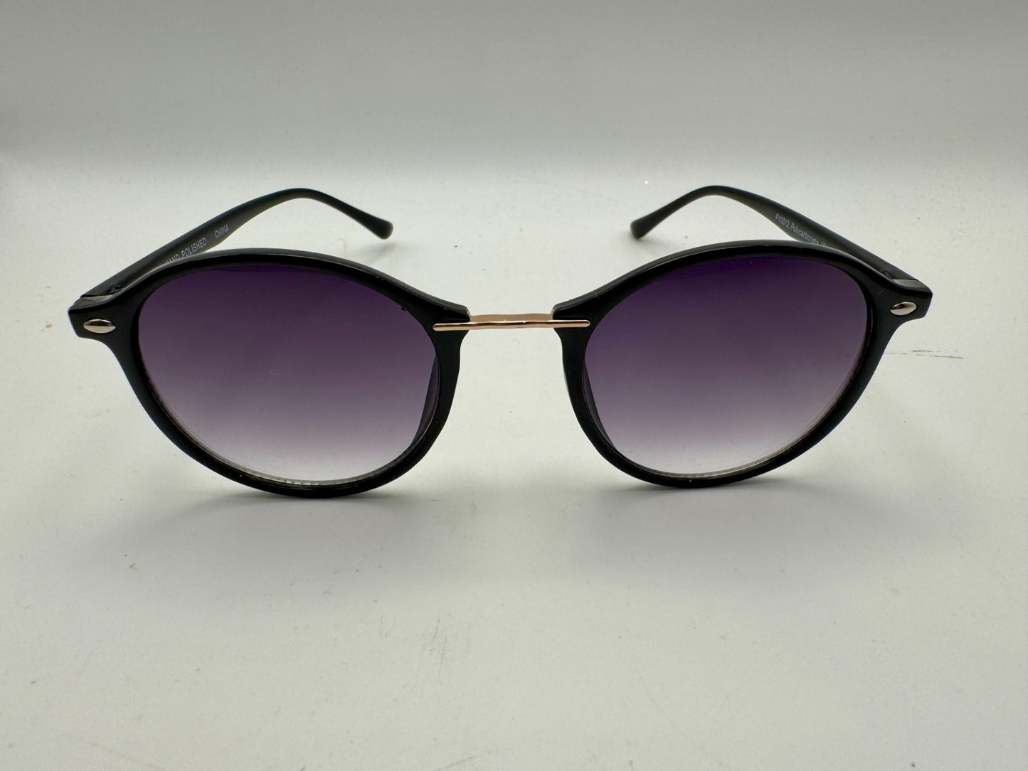 Fashion Sunglasses - Glossy Black - 100% UV