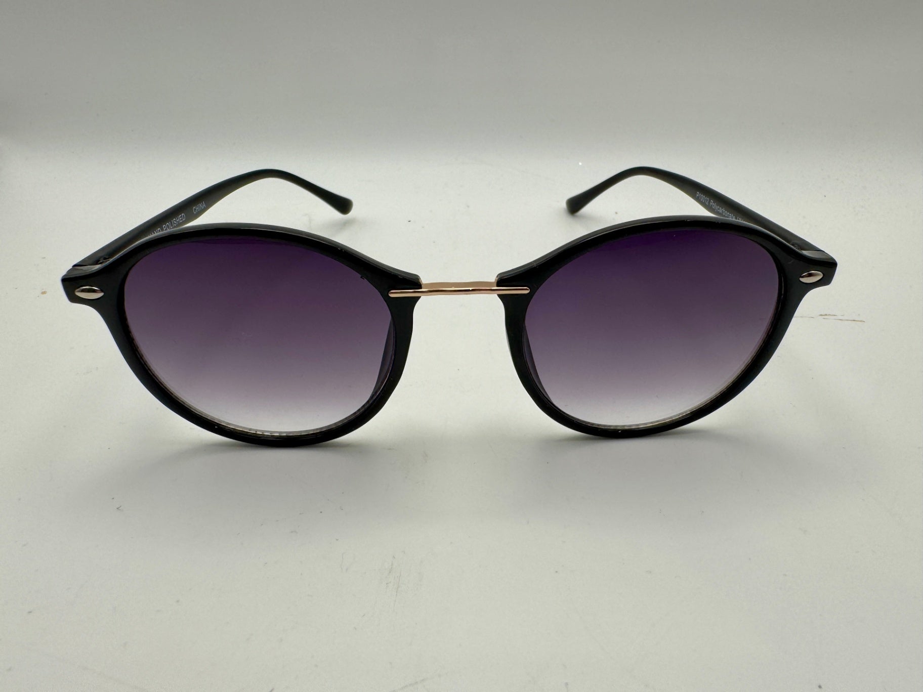 Fashion Sunglasses - Glossy Black - 100% UV